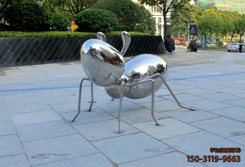 不銹鋼螞蟻_城市公園廣場擺件