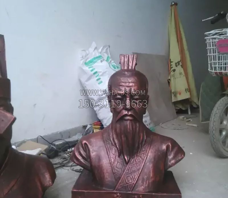 管仲古代人物胸像銅雕 管仲古代人物胸像銅雕