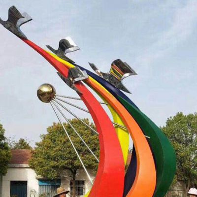 影響小區(qū)不銹鋼彩虹舞景觀雕塑報(bào)價(jià)的因素有哪些？