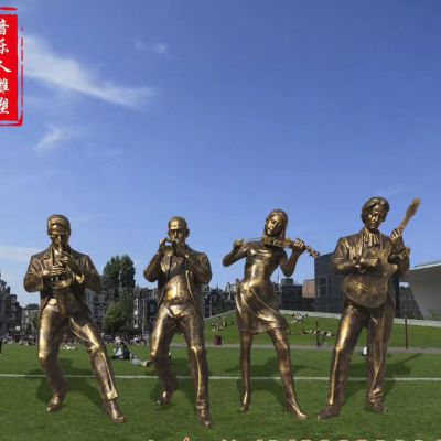 銅雕聽音樂人物的作用是啥？