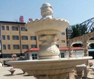 小區(qū)砂巖大型噴泉砂巖石雕塑