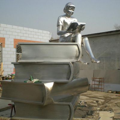 酒店會(huì)所鏡面設(shè)計(jì) 景觀擺件大型不銹鋼鏤空抽象雕塑  