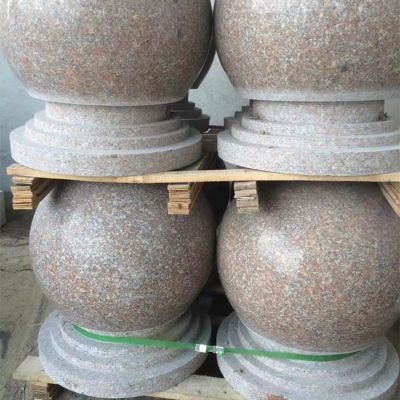 砂石花崗巖石雕園林廣場(chǎng)大型車阻石