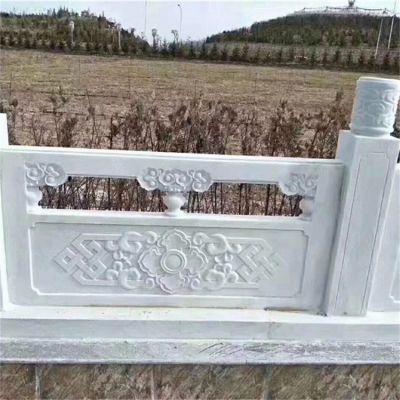 漢白玉石雕園林大型浮雕創(chuàng)意圍欄