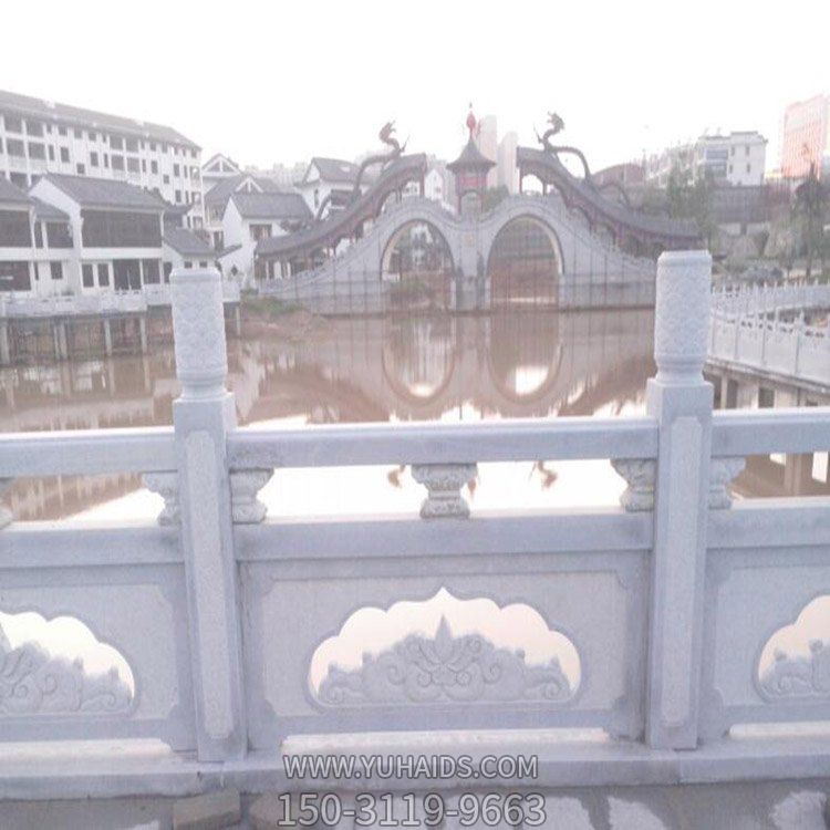 景區(qū)公園戶外漢白玉石雕防護欄桿雕塑