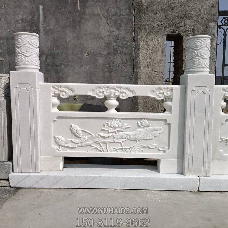 景區(qū)大型大理石石雕景區(qū)圍欄雕塑