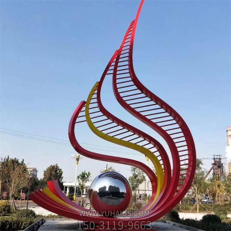 不銹鋼景觀雕塑，鏡面圓球，抽象的眼睛