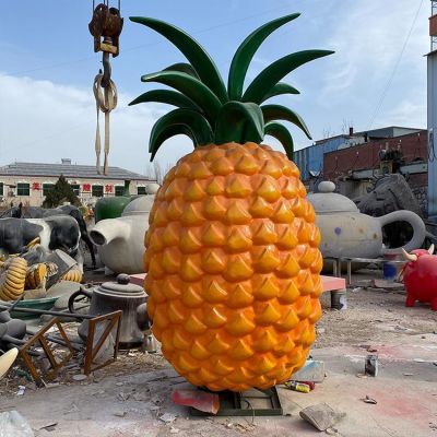 大型戶(hù)外園林水果景觀菠蘿雕塑