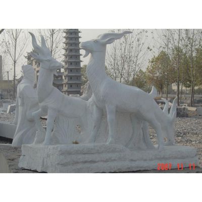 公園景觀石雕動(dòng)物雕塑