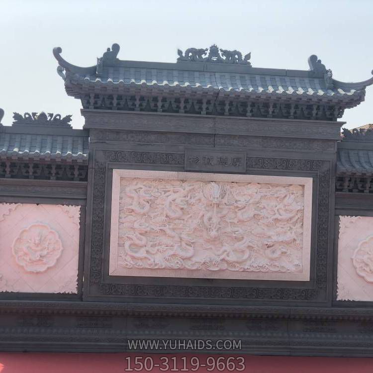 景區(qū)庭院裝飾大理石青石浮雕壁畫(huà)影壁墻地雕雕塑