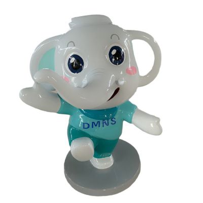 卡通玻璃鋼商場幼兒園擺件大象擺件