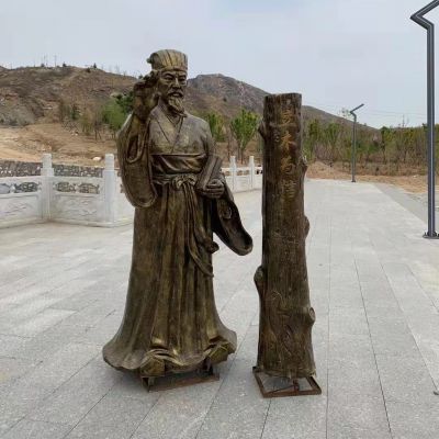 立木為信，商鞅變法法制人物雕塑，玻璃鋼仿銅鑄銅雕塑