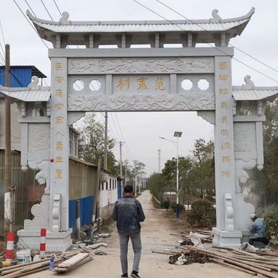 大理石城市戶外園林景觀牌坊雕塑