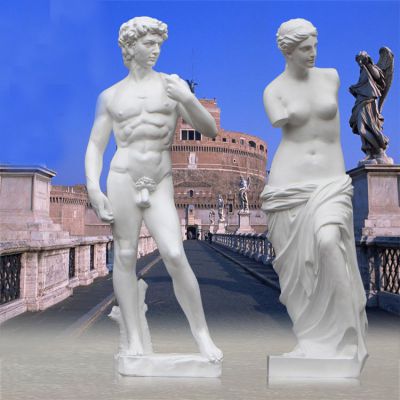 西方名人景觀漢白玉維納斯，大衛(wèi)雕塑