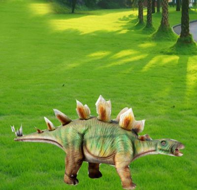 景區(qū)草坪玻璃鋼大型仿真動(dòng)物恐龍雕塑