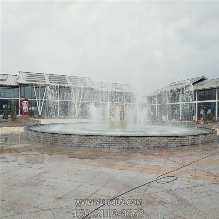 景區(qū)廣場(chǎng)裝飾流水噴泉水景石雕花缽雕塑