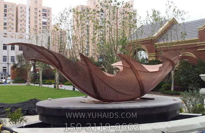 戶外廣場(chǎng)大型不銹鋼景觀雕塑