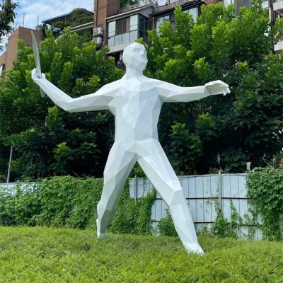 擲標(biāo)槍，玻璃鋼抽象運(yùn)動人物