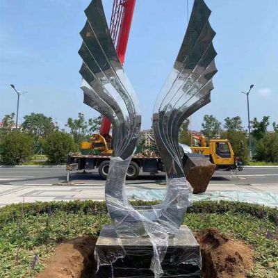 翅膀，不銹鋼景觀