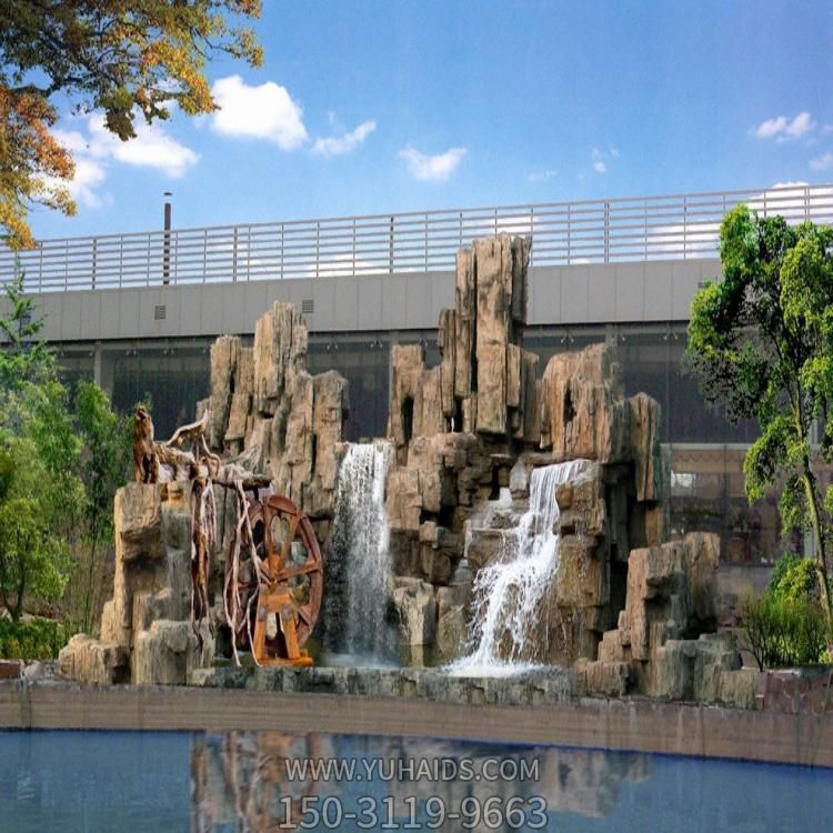 公園小區(qū)造景千層石假山自然石假山雕塑