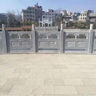 大理石石雕戶外園林景觀欄桿欄板雕塑