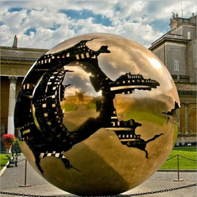 鏤空的地球，不銹鋼創(chuàng)意環(huán)保主題景觀雕塑