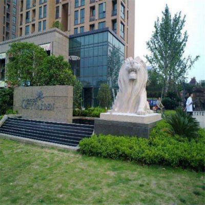 小區(qū)校園擺放砂巖動(dòng)物景觀(guān)雕塑