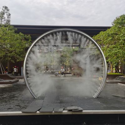 不銹鋼噴霧圓環(huán)，水景裝飾構(gòu)件