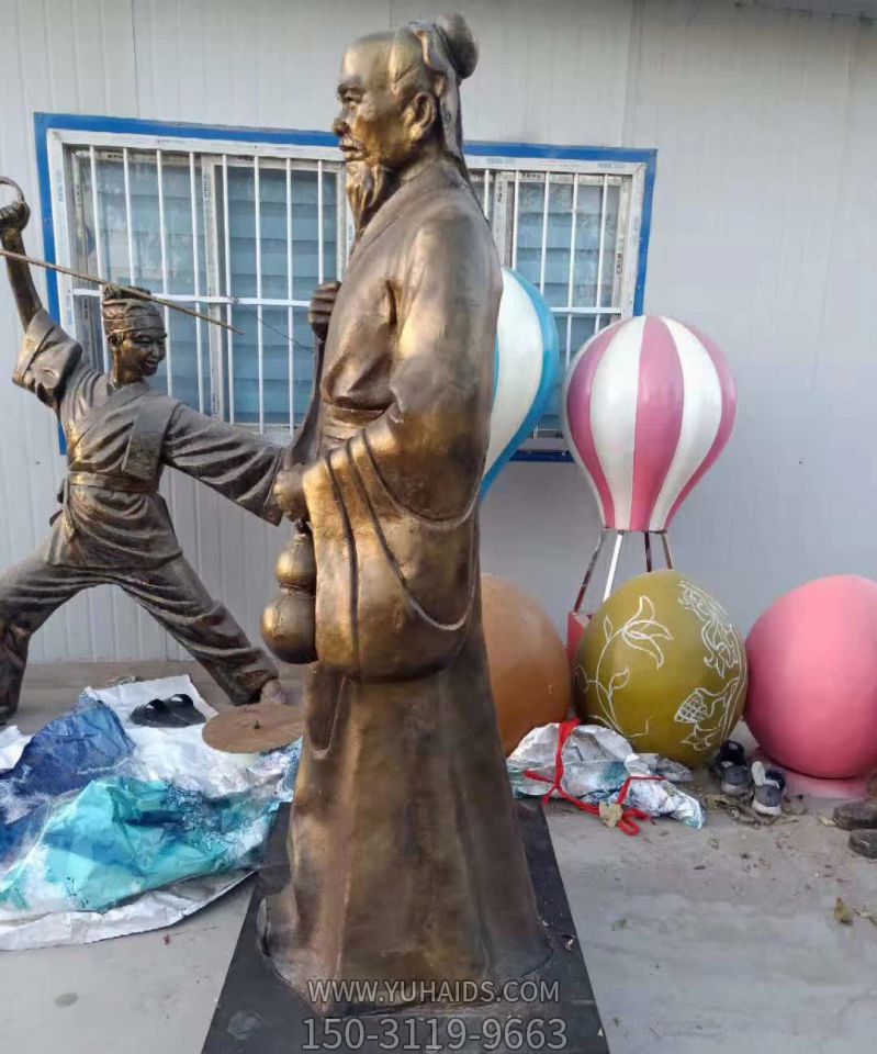 戶外古代人物名醫(yī)銅雕華佗雕塑 戶外古代人物名醫(yī)銅雕華佗雕塑