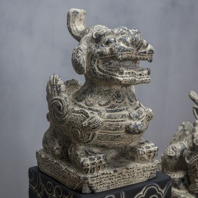 仿古做舊石雕創(chuàng)意公園戶外貔貅雕塑