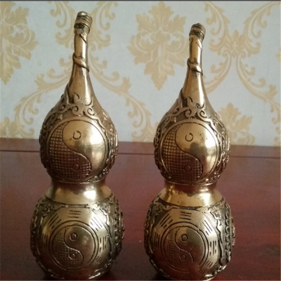 鑄銅葫蘆，道教太極八卦葫蘆