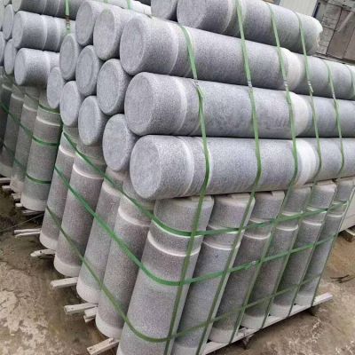 商場(chǎng)戶外街道花崗巖雕刻石雕擋車(chē)圓柱