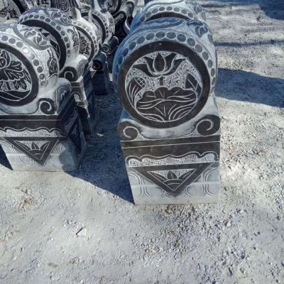 青石門(mén)墩庭院抱鼓石