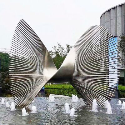 不銹鋼創(chuàng)意水景景觀(guān)