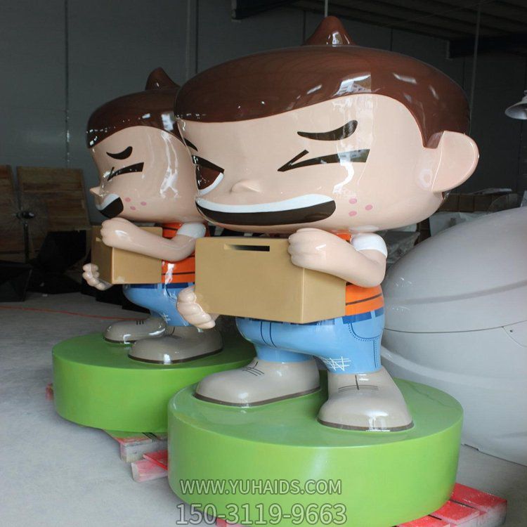 幼兒園玻璃鋼卡通人物雕塑
