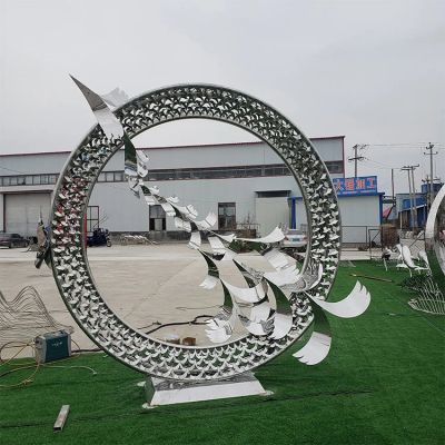 廣場不銹鋼鴿子雕塑是怎么制作出來的？