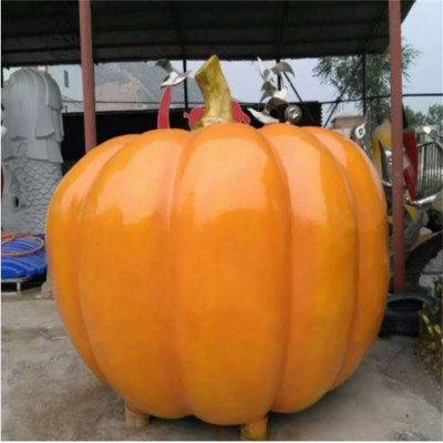 玻璃鋼仿真大南瓜，巨型植物擺件