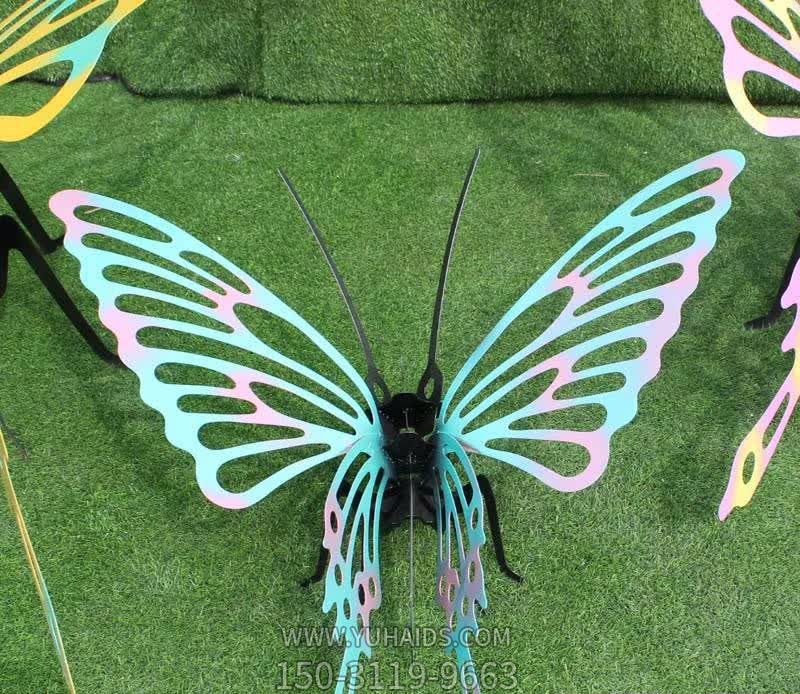 游樂園玻璃鋼創(chuàng)意蝴蝶雕塑