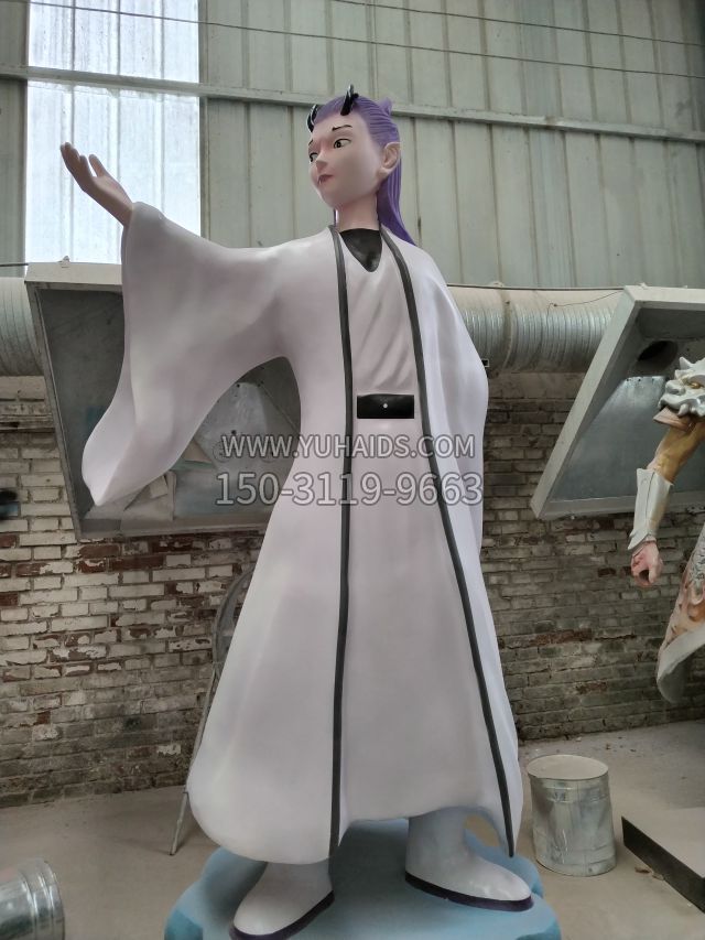 1.8米高玻璃鋼敖炳雕塑