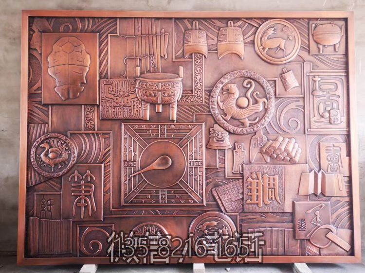中國(guó)傳統(tǒng)文化浮雕背景墻
