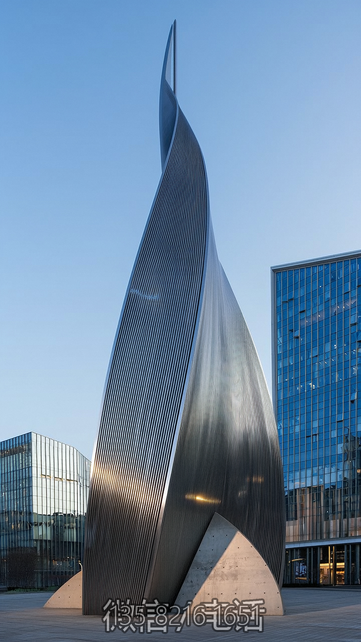 創(chuàng)意不銹鋼避雷針景觀雕塑