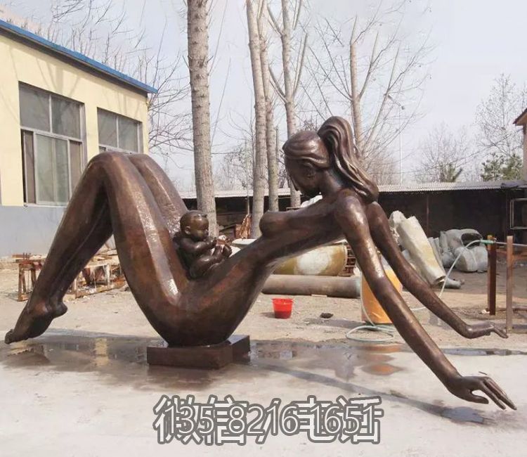 母愛公園景觀銅雕景區(qū)大型裝飾品擺件親情雕塑