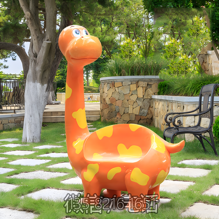 玻璃鋼樹脂景觀游樂場卡通動(dòng)物恐龍座椅雕塑 玻璃鋼樹脂景觀游樂場卡通動(dòng)物恐龍座椅雕塑