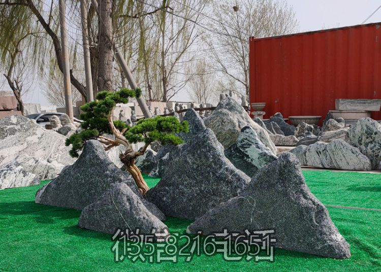 庭院別墅雪浪石裝飾擺件