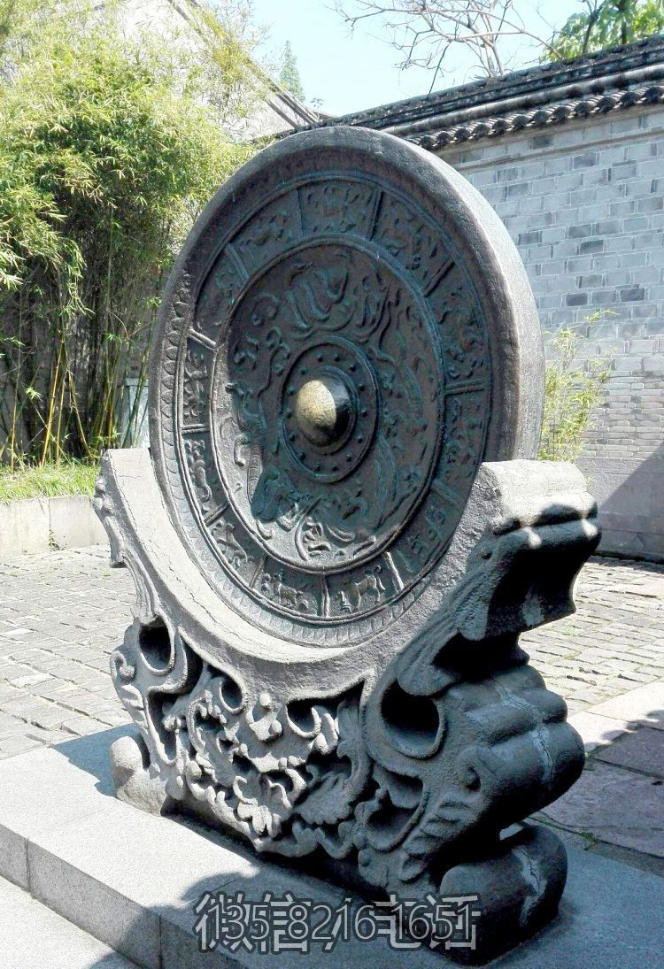 純銅鑄造銅鏡雕塑