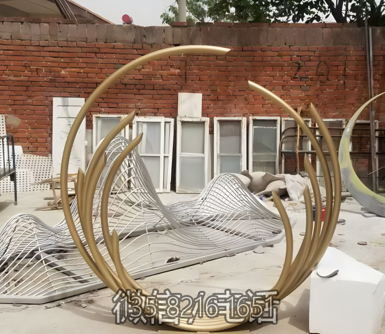 圓環(huán)雕塑-景區(qū)創(chuàng)意不銹鋼抽象戶外園林景觀擺件圓環(huán)雕塑 圓環(huán)雕塑-景區(qū)創(chuàng)意不銹鋼抽象戶外園林景觀擺件圓環(huán)雕塑