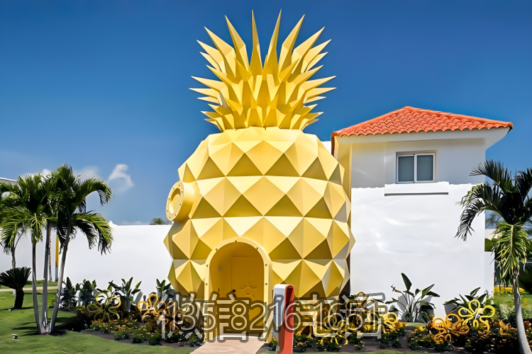 菠蘿造型大門(mén)門(mén)頭