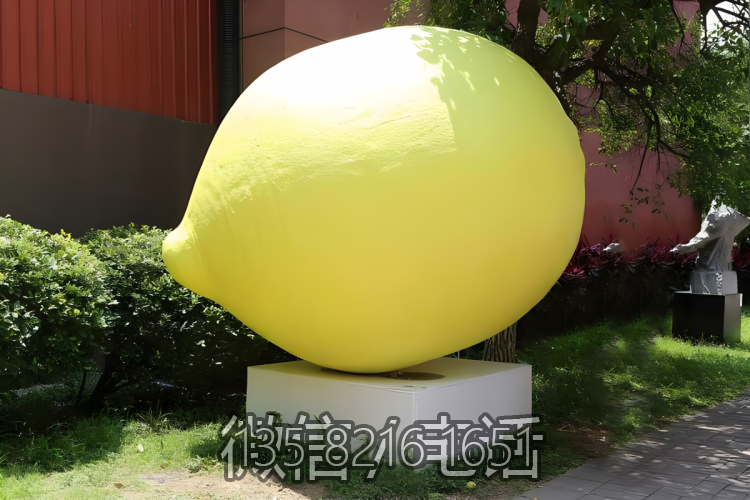 玻璃鋼仿真檸檬雕塑