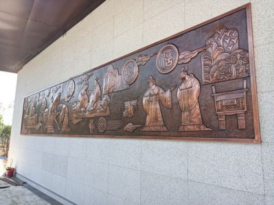 “仁義禮智信”中國(guó)傳統(tǒng)文化浮雕壁畫