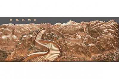 景區(qū)萬里長城浮雕雕塑